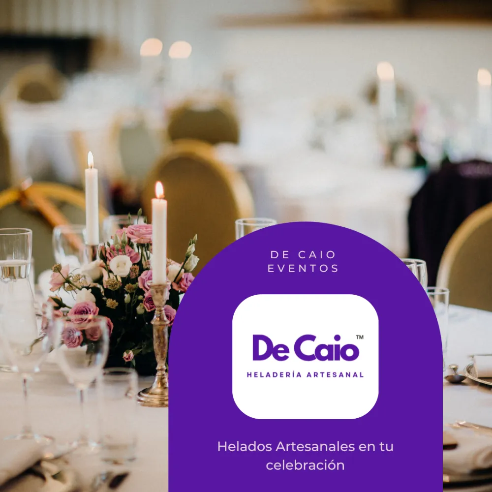 De Caio en una celebración elegante